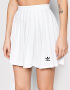 adidas Плисирана пола HG6305 Бял Regular Fit
