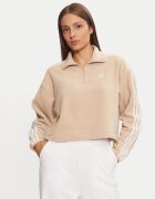 adidas Полар Polar Fleece 1/2 Zip IY7267 Бежов Loose Fit