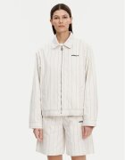 adidas Риза-яке Pinstripe Harrington JJ3476 Loose Fit