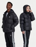adidas Пухено яке adicolor IY7498 Черен Regular Fit