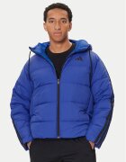 adidas Пухено яке Essentials Climawarm 3-Stripes JW9099 Син Regular Fit