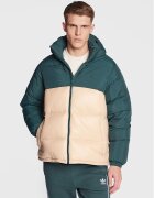 adidas Пухено яке Regen HL9187 Зелен Regular Fit