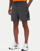 adidas Спортни шорти Future Icons 3-Stripes KD5241 Сив Regular Fit
