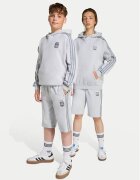 adidas Спортни шорти Minecraft JW7733 Сив Loose Fit