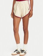 adidas Спортни шорти Pinstripe Firebird KR9553 Кремав Loose Fit