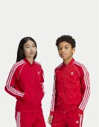 adidas Суитшърт adicolor IX7629 Червен Regular Fit
