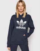 adidas Суитшърт adicolor Trefoil HE6951 Тъмносин Regular Fit