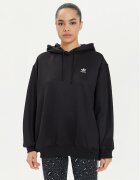 adidas Суитшърт adicolor Trefoil IU2409 Черен Oversize