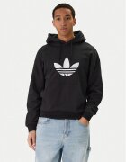 adidas Суитшърт adicolor Trefoil KE0877 Черен Loose Fit