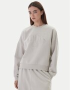 adidas Суитшърт Cozy Holiday Graphic KA9950 Бежов Loose Fit