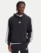 adidas Суитшърт Essentials 3-Stripes JD1874 Черен Regular Fit