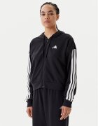 adidas Суитшърт Essentials 3-Stripes JE0052 Черен Regular Fit