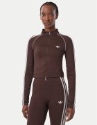 adidas Суитшърт Essentials 3 Stripes Seamless Tracktop KX8418 Slim Fit