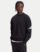 adidas Суитшърт Essentials JF3542 Черен Loose Fit