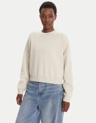 adidas Суитшърт Essentials Small Logo Feelcozy JI6069 Бежов Loose Fit