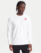 adidas Суитшърт Food Noodle Graphic JW4347 Бял Regular Fit