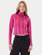 adidas Суитшърт Half-Zip Graphic Football JW3638 Розов Regular Fit