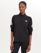 adidas Суитшърт от техническо трико Iconic Running JZ5149 Черен Regular Fit