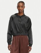 adidas Суитшърт Pearl Cropped KC7864 Черен Loose Fit