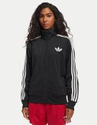 adidas Суитшърт Pinstripe Firebird KS6786 Черен Loose Fit
