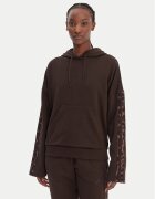 adidas Суитшърт Seasonal Essentials Leopard Print KA4683 Кафяв Loose Fit