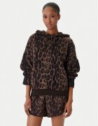 adidas Суитшърт Seasonal Essentials Leopard Print KH0293 Кафяв Loose Fit