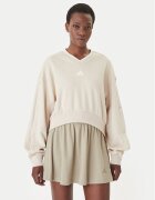 adidas Суитшърт Stadium JY6969 Бежов Loose Fit