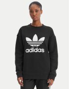 adidas Суитшърт Trefoil Crew FM3272 Черен Regular Fit