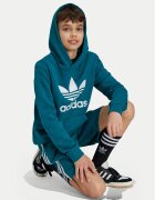 adidas Суитшърт Trefoil IY7440 Електриков Regular Fit