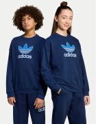 adidas Суитшърт Trefoil JV8572 Тъмносин Loose Fit