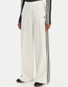 adidas Текстилни панталони Sport Tailored KC9089 Бял Wide Leg