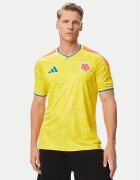 adidas Тениска от техническо трико Colombia 26 Home Replica JL6972 Жълт Slim Fit