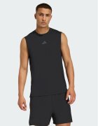 adidas Тениска от техническо трико D4T Primelift 3 Stripes KD0373 Черен Slim Fit