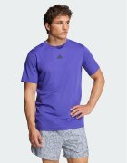 adidas Тениска от техническо трико D4T Primelift 3 Stripes KS1145 Regular Fit