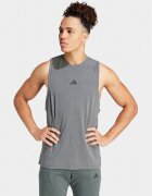 adidas Тениска от техническо трико Designed for Training IS3819 Сив Regular Fit