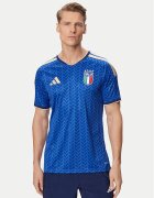 adidas Тениска от техническо трико Italy 26 Home Replica JL6937 Син Slim Fit