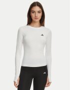 adidas Тениска от техническо трико Power Essentials Workout Contour KD2211 Бял Slim Fit