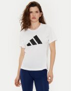 adidas Тениска от техническо трико Run It IN0111 Бял Regular Fit