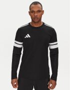 adidas Тениска от техническо трико Squadra 25 Jersey JF6073 Черен Slim Fit