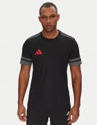 adidas Тениска от техническо трико Squadra 25 Jersey JN4450 Черен Slim Fit