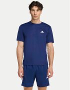 adidas Тениска от техническо трико Workout Essentials Base 3-Stripes KD0701 Тъмносин Regular Fit