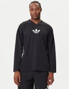 adidas Тениска с дълъг ръкав adicolor Mesh JY1307 Черен Regular Fit