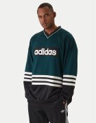 adidas Тениска с дълъг ръкав JV8467 Зелен Loose Fit