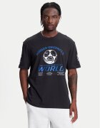 adidas Тишърт 90s Football Graphic JX3064 Черен Regular Fit