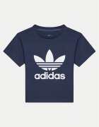 adidas Тишърт adicolor Trefoil IY2382 Тъмносин Regular Fit