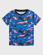 adidas Тишърт Allover HK0275 Цветен Regular Fit