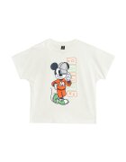 adidas Тишърт Disney Mickey Mouse JL9169 Бял Loose Fit