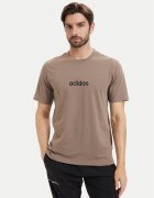 adidas Тишърт Essentials Linear KF2390 Бежов Regular Fit