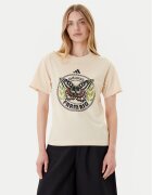 adidas Тишърт FARM Graphic JL8614 Бежов Regular Fit