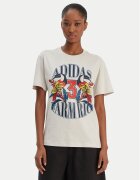 adidas Тишърт Farm Rio Graphic KD4641 Екрю Regular Fit